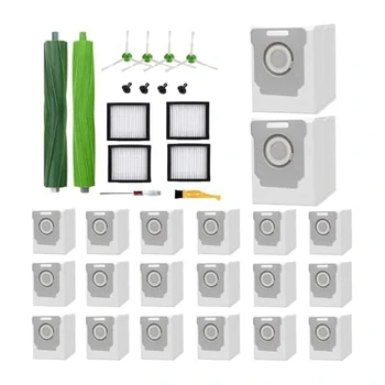 חלק חלופי עבור Irobot Roomba I7, I7+, I8, I8+, I3, I3+, I4, I4+, I6, I6+, ו-S סדרה המברשת מסנן שקיות ואקום