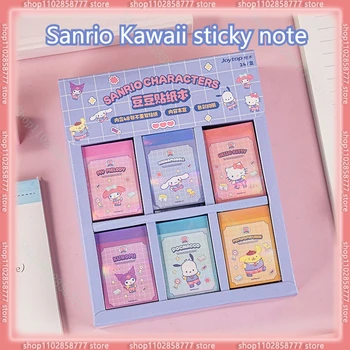 24pcs קריקטורה Sanrio מיני מקל הערה Kawaii מיני מחברת לייזר לכסות תלמיד נייד מחברת ספר המתנה כלי כתיבה