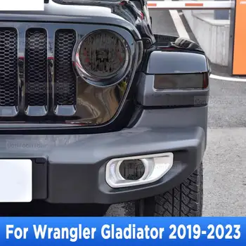 עבור ג ' יפ רנגלר גלדיאטור 2019-2023 המכונית חיצוני פנס Anti-scratch בחזית המנורה גוון TPU סרט מגן תיקון אביזרים