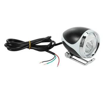 Ebike אור 24V36V48V LED חזית-אור הורן אופניים חשמליים פנס על קטנוע קטנוע MTB תלת אופן