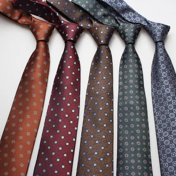 העניבה של גברים דפוס מזדמן בציר מדים שמלה 8cm פסים עניבת