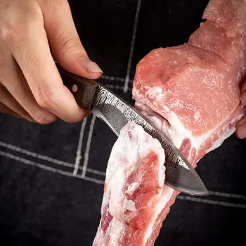מקצועי סכין ציד חיצוני סכין רב כלי הישרדות וחדה להגנה סכינים על אנשים למחנאות וטיולים מתנה