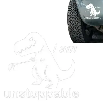 דינוזאור המכונית מצחיק מדבקות מדבקות דינוזאור מדבקות מכונית משאית מדבקות כיף מכתבים אנטי UV לטווח ארוך דבק מדבקות רכב עבור מכוניות