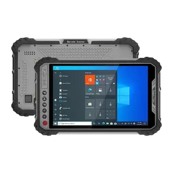 מחוספס לוח RJ45 4GB+64GB 4G LTE מידע Z8350 windows 10 8 אינץ עמיד למים IP67 GPS תעשייתי מחשב RFID NFC Reader