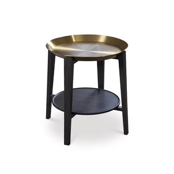מינימליסטי אור יוקרה לצד שולחן מיני מודרנית שולחן קפה קטן שולחן עגול יצירתי