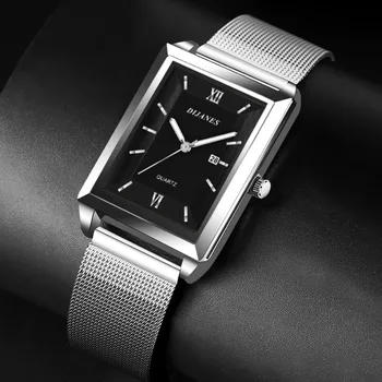 2023 העליון מותג גברים של שעוני יוקרה האופנה קוורץ שעון היד עמיד למים לוח כסוף שעון זהב לגברים רלו גבר