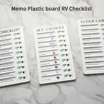 ממו פלסטיק לוח מטלות לשימוש חוזר RV הרשימה,את עבודות הבית ,טיפול סיעודי, פעולות תכנון יומי האחריות & התנהגות