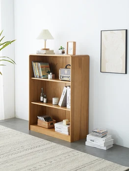 כל מוצק עץ קטן מדפי הספרים הסקנדינבים פשוט עץ מודרני כונניות ספרים צבע ידידותי לסביבה מדפי לימוד רהיטים