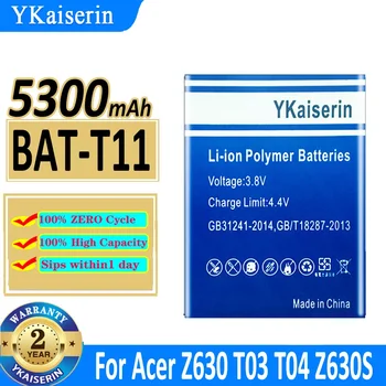 5300mAh YKaiserin סוללה בת-T11 BATT11 עבור Acer Liquid Z630 T03 T04 Z630S טלפון נייד Bateria