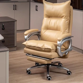 מעצב הכורסה במשרד ספות כיסאות ניידים עור השינה הכיסא מתגלגל Silla De Oficina ריהוט יוקרה