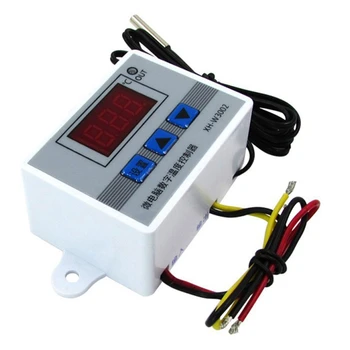 XH-W3002 מיקרו תרמוסטט דיגיטלי עם בדיקה חום מגניב טמפרטורת התרמוסטט מתג שליטה