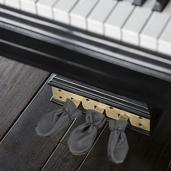 3 חתיכות לפסנתר דוושת כיסוי אבק Dustproof מגן במקרה עבור פסנתר זקוף