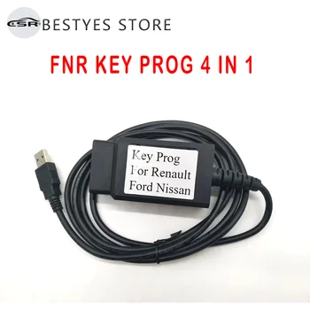 FNR מפתח פרוג 4 ב-1 עבור ניסאן עבור רנו על-d המפתח פרוג 4-in-1 USB מתכנת מפתח לא צריך קוד Pin יצרנית כלי