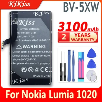נשקי לי BV-5XW 3100mAh ליתיום סוללה עבור Nokia Lumia 1020 EOS זום Lumia1020 RM-876 RM-875 RM-877 RM 875 876 877