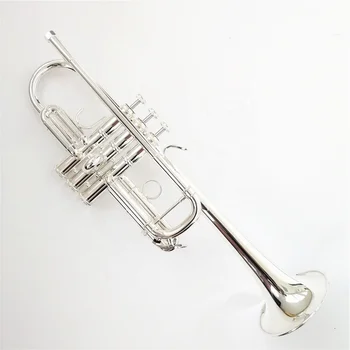 C טון מקצועי חצוצרה מכסף מצופה trompeta