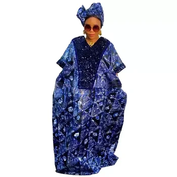 אפריקה שמלות כפיות לנשים דובאי יוקרה 2024 אפריקאי מוסלמי אופנה לבוש גלימה מסיבת חתונה שמלות Boubou החלוק תלבושות