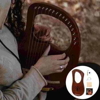 של Vijos המסופק Vijos הסגנון העתיק נבל עץ וינטג ' ברגים מחרוזת מלאכת יד ביד מהגוני כוונון כלי נגינה