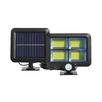 LED אור שמש חיצונית קישוט הגן הסולארי 128COB אור עמיד למים השמש מופעל על אור הזרקורים אור בטיחות