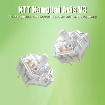 KTT קאנג לבן V3 מתג מכני מקלדת מתג תואם עם MX מתג מכני מקלדת אביזרים 70pcs