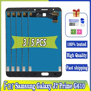 3/5PCS עבור Samsung Galaxy J-7 ראש G610F G610S תצוגה מסך מגע עבור J-7 ראש G610F J7P G610K G610L הדיגיטציה חלקים