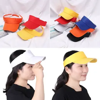 מזדמן, ספורט ריק העליון כותנה כובע השמש חיצונית קרם הגנה מגן השמש עדשה כובע בייסבול