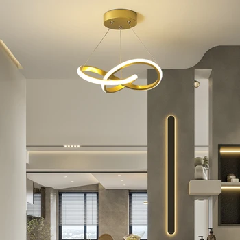 נורדי LED מודרנית אישיות יצירתיות תלתן מסעדה תליון LampSimple תאורה פנימית חדר האוכל של מלון ארט בר המנורה