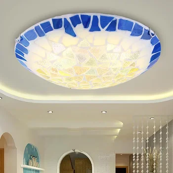 בוהמי אורות התקרה בית ים תיכוני עיצוב ויטראז תאורה עבור הסלון Luminaire אביזרי מטבח חדר שינה מנורה