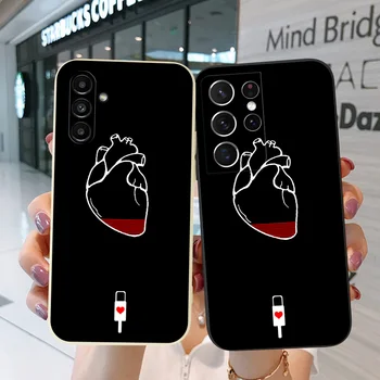 Case For Samsung Galaxy A33 A53 A73 4G 5G A23 סיליקון רך לטלפון לכסות את הלב
