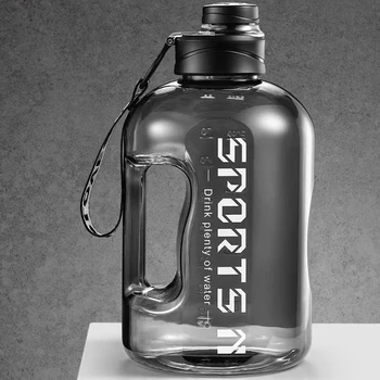 2.7 L מדויק כיול בקבוק מים לטיולים כושר קמפינג גברים נשים חיצונית גדולה דליפת הוכחה אימון חדר כושר בקבוק