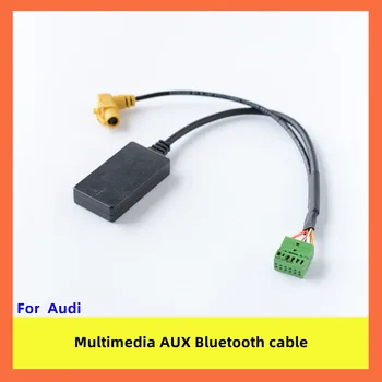 מתאים Q5 אאודי A6 A4 Q7 A5 S5 עם MMI 3G עמי מולטימדיה AUX Bluetooth כבל כלי רכב, חלקים, אביזרים לרכב דברים