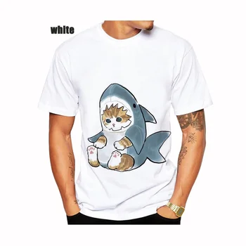 מגניב חדש Catoon חולצה חדשני 3d חתול הדפסת החולצה T גברים ונשים חתול מצחיק מודפס יומיומי שרוול קצר מידה XS-5XL