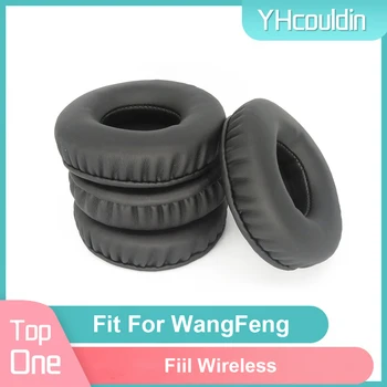 Earpads על WangFeng אליהן Wireless אוזניות Earcushions PU רך רפידות קצף כריות אוזניים שחור