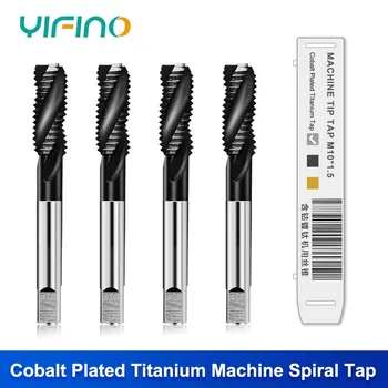 YIFINO קובלט המכיל טיטניום ציפוי מכונת הקש מיוחד נירוסטה ספירלת מקליט m2m3m4m5m6m8m10m12