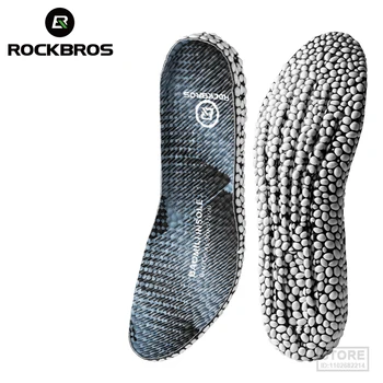 ROCKBROS הליכה ריצה יוניסקס מדרסים לנעליים PU קפץ אורז חלקיקים קצף לנשימה רך מגן על הברכיים תבניות רגליים