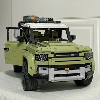 2573pcs הרכב המפורסם רחובות ארץ Supercar Riover Off-Road Defender רכב Model42110 אבני בניין לבנים צעצועים לילדים מבוגרים מתנה