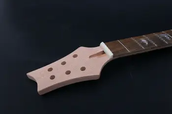 Yinfente 22 חשש חדש גיטרה חשמלית הצוואר 25.5 אינצ ' רוזווד Fretboard ציפור שיבוץ בולט על סגנון גמור DIY גיטרה חלקים