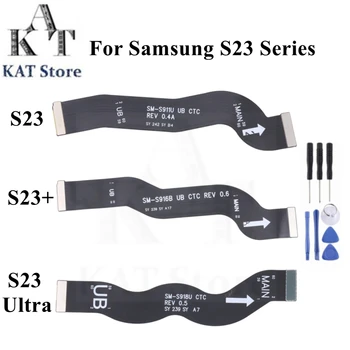 קאט עבור Samsung Galaxy S23 5G S911 S23+ פלוס S916 S23 אולטרה S918 תצוגת LCD חיבור להגמיש כבלים חלקי חילוף