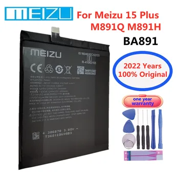 100% מקוריים חדשים BA891 סוללה עבור Meizu 15 + 15+ MeiLan 15Plus M891Q M891H 3500mAh טלפון נייד החלפת הסוללה סוללות