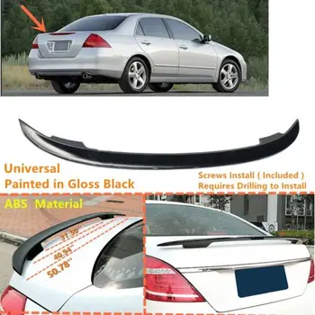 על 06-2007 הונדה אקורד סדאן פלסטיק ABS ספוילר אוניברסלי המטען סדאן אחורי כנף הגוף ערכת אביזרים