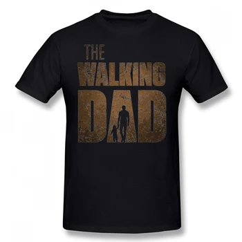 מצחיק Negan ההליכה אבא חולצות קיץ סגנון גרפי כותנה, אופנת רחוב שרוול קצר מתנות ליום הולדת חולצה Mens הלבשה