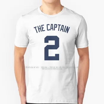 דרק ג 'טר / הקפטן הבייסבול ג' רזי עיצוב חולצת כותנה 6XL בייסבול ספורט הכינוי ספורטאי שחקן מספר מקצועית