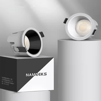 2023-High-end לא אדון האור סדרה מסגרת צרה anti-glare LED סלון חדר אוכל חדר השינה הנדסה מוטבע למטה אור