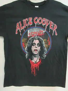 אליס קופר ראשים יעופו להקה / קונצרט מוזיקה חולצה בינוני הרשמי הסחורה.