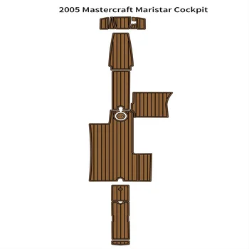 2005 Mastercraft Maristar הטייס משטח הסירה קצף EVA דמוית עץ טיק לסיפון שטיח הרצפה גיבוי דבק עצמי SeaDek Gatorstep סגנון