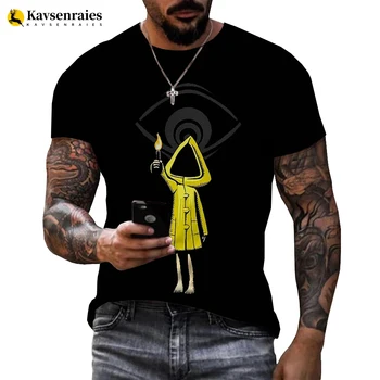 קצת סיוטים חולצת ילדים מצויר אופנה הקיץ חולצות נוער טי מקסימום 3D במשחק הדמות הדפסת החולצה