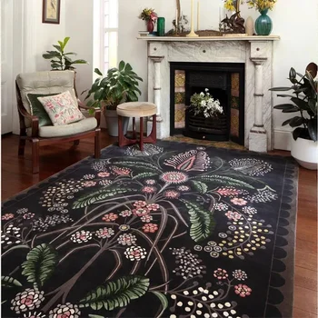 השטיח בסלון יוקרה רצפת טאטאמי גדול בגודל חדר השינה אסתטי שטיחי וינטג ' מנהג מודרני זמן Teppich Pinterest עיצוב חדר