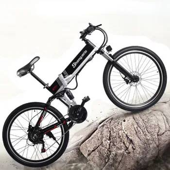 HEZZO אופניים חשמליים 350-500w אופניים חשמליים 10-30AH ליתיום סוללה 48V קיפול אופניים חשמליים אופני הרים למבוגרים