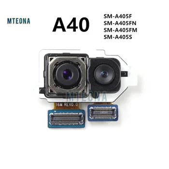 מקורי אחורי מצלמה אחורית עבור Samsung Galaxy 40א A405 הראשי מול המצלמה הקדמית מודול להגמיש החלפת חלקי חילוף