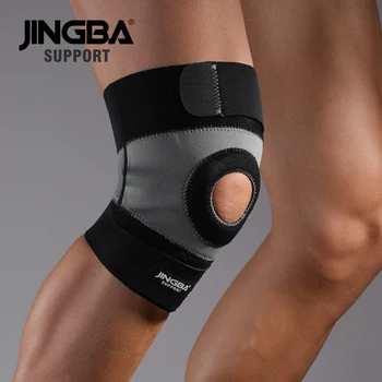 JINGBA תמיכה Rodillera Deportivava מתכוונן מגיני ברכיים ברך תמיכה חגורת הברך מגן כדורעף כדורסל פיקת הברך.