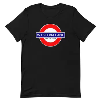 לונדון אנדרגראונד Wysteria ליין - אווז השראה יוניסקס טי